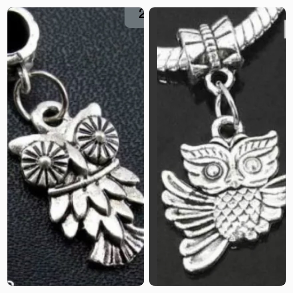 Silver Owl Charm Bundle